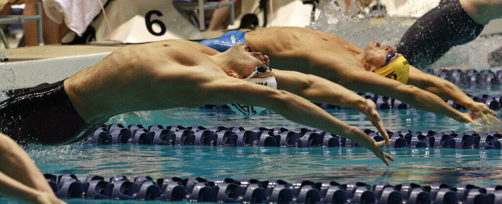 Men's NCAA swimming and diving: Cats now third, but Cal stretches its lead